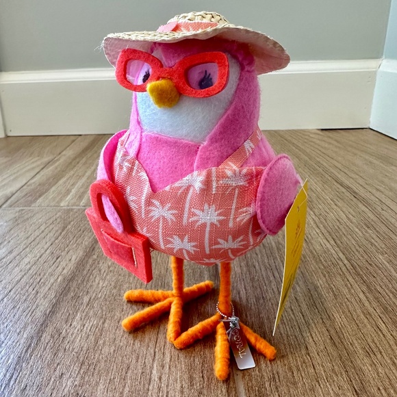 Featherly Friends Coral Fabric Bird Decor - Target Sun Squad - Picture 5 of 10